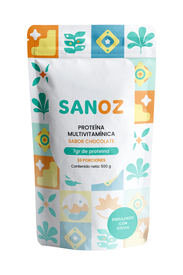 SANOZ Proteína Multivitamínica Sabor Chocolate